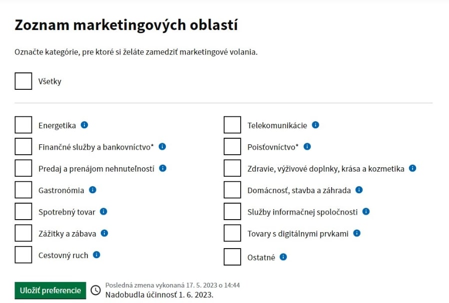 Zoznam marketingových oblastí - Ilustračný obrázok